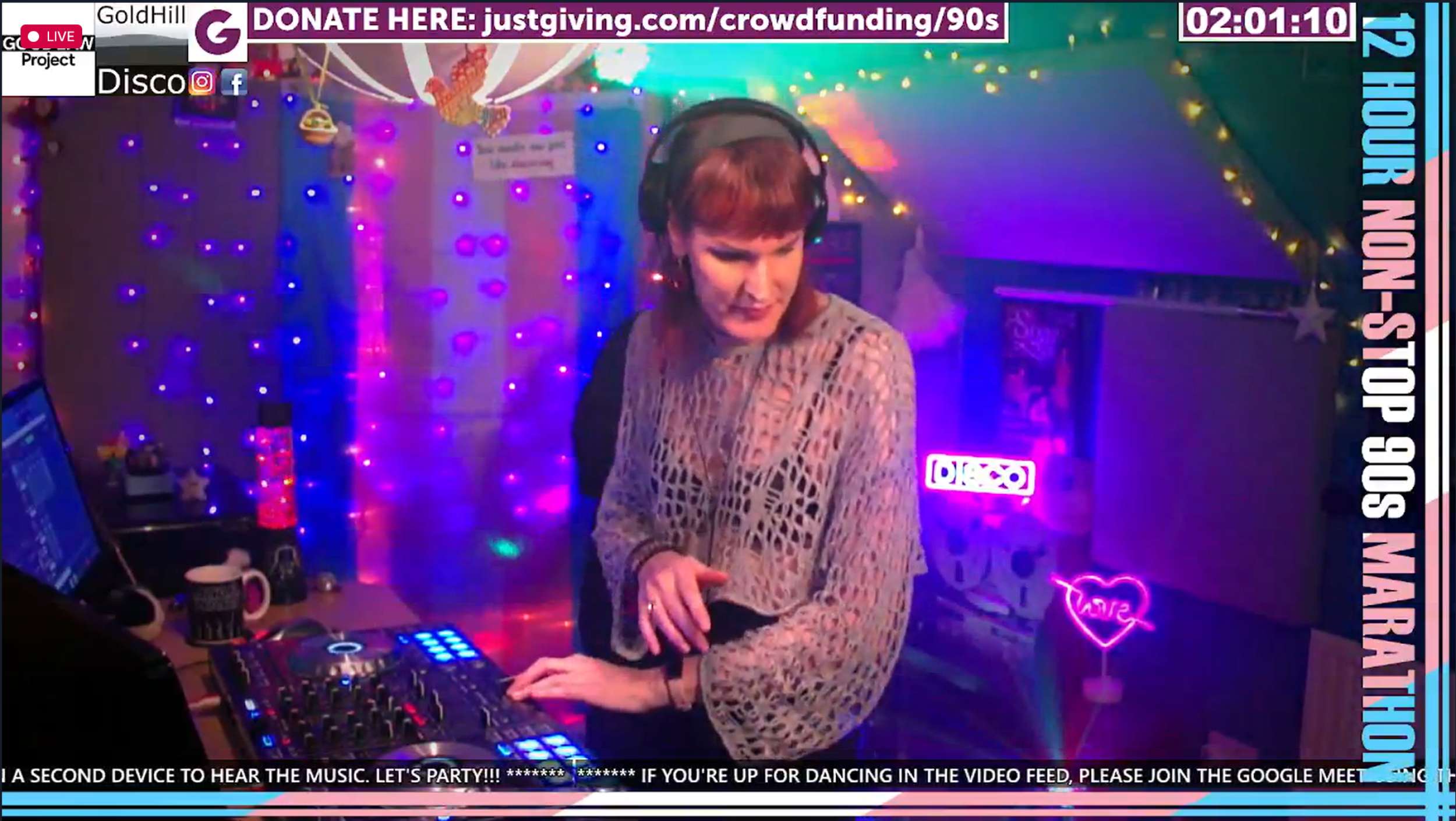 Mixcloud Disco Fundraises for Good Law Project