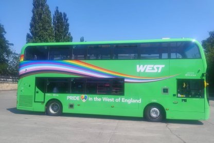 Bristol’s Pride Bus Gets an Electric Makeover as New Zero-Emission Livery Hits the Road