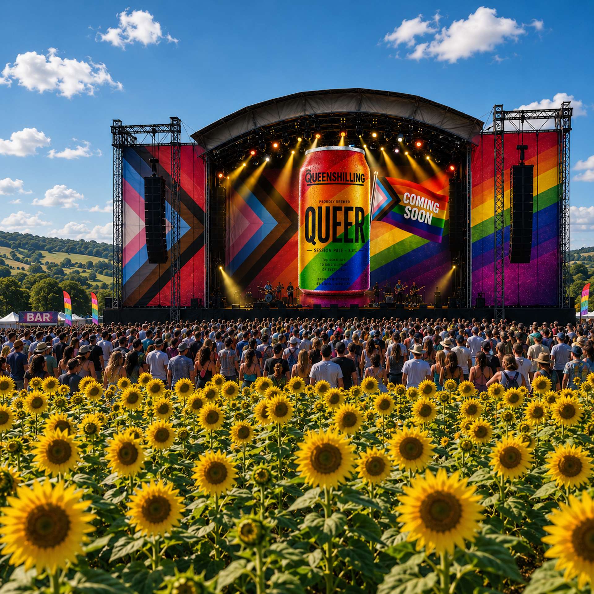 Sunflowers and Beer